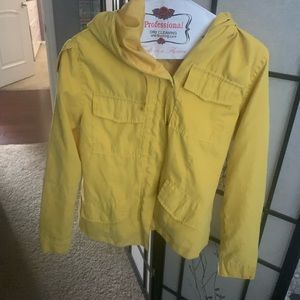 Yellow raincoat